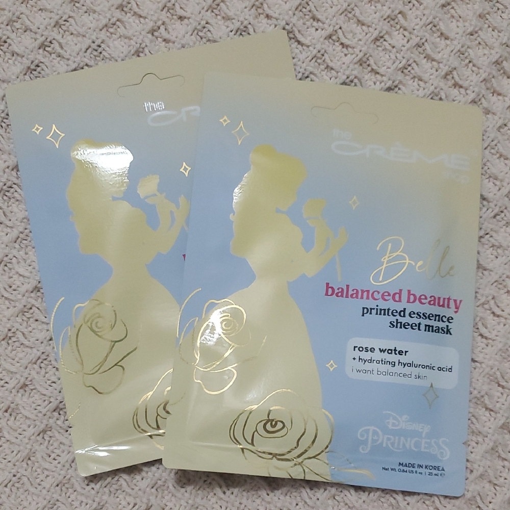 Disney Belle Balanced Beauty Sheet Masks